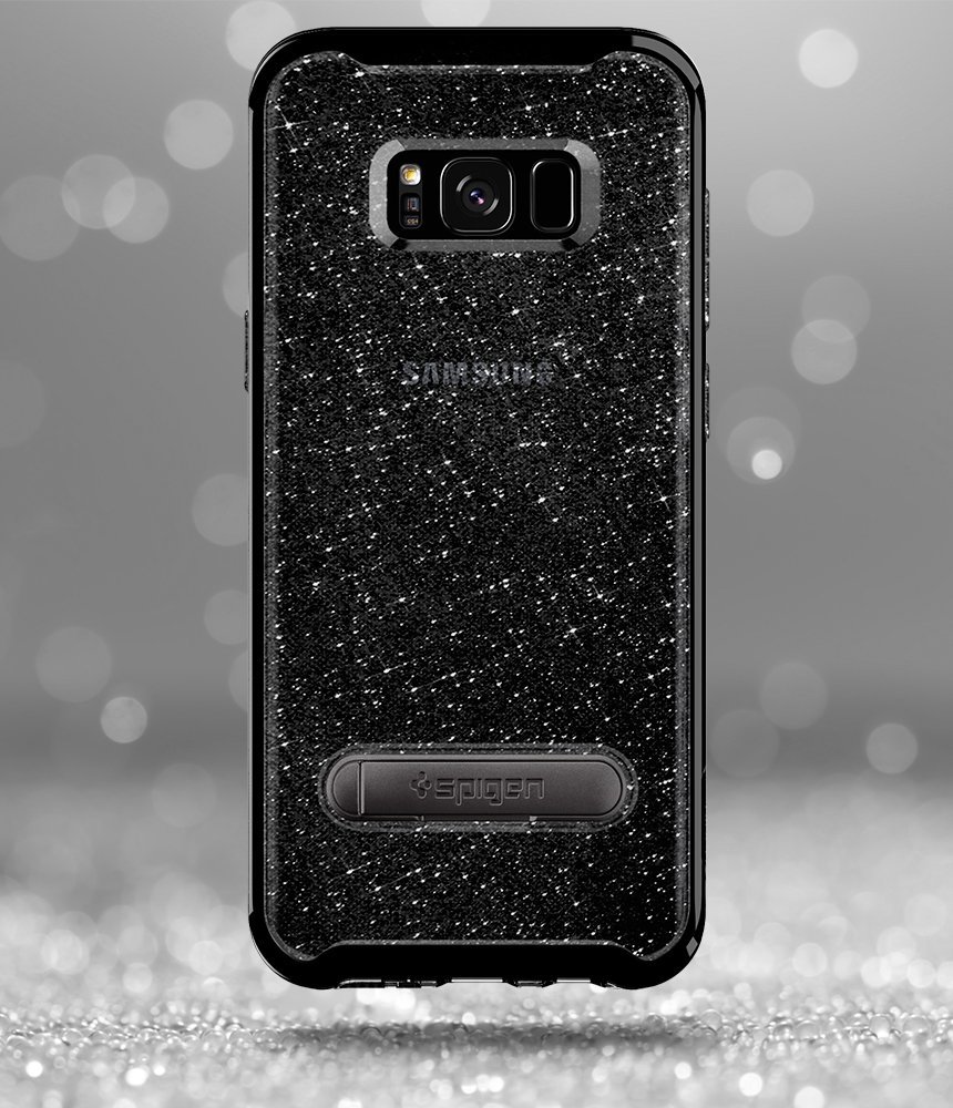 ギャラクシーs8 Galaxy S8 SC-02J SCV36ケース spigen クリスタルハイブリッド グリッター スペース クォーツ 565CS21329 /在庫あり/ ギャラクシーs8【スマートフォンケース スマホケース シュピゲン 】おしゃれ