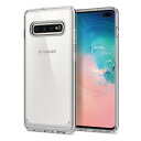 あす楽 Galaxy S10+ SC-04L SCV42 ケース spigen クリスタルハイブリッド クリスタルクリア 606CS25656 Spigen Crystal Hybrid Crystal Clear /在庫あり/ ギャラクシーs10プラス カバー スマホケース シュピゲン