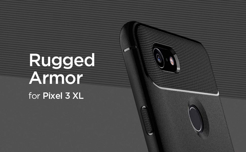 Pixel 3 XL spigen ラギッドアーマー マット ブラック Rugged Armor Matte Black F20CS25021 /在庫あり/ グーグル ピクセル3XL カバー【スマートフォンケース スマホケ ス シュピゲン 黒 】おしゃれ