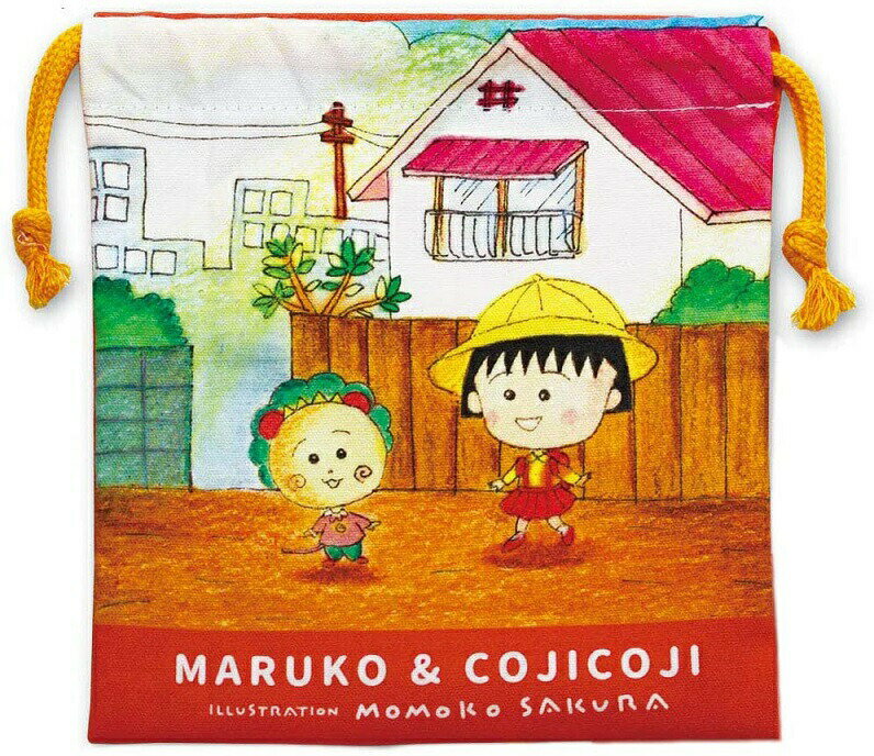 1000円ポッキリ ちびまるこちゃん & コジコジ 巾着 出会い CN-KI002 /在庫あり/ 小物入れ さくらももこ【キャラクター 】 kojikojiのサムネイル