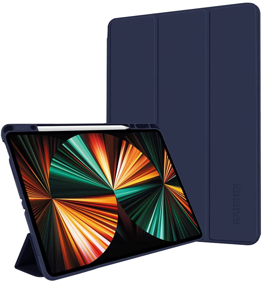 あす楽 アイパッドプロ11 カバー ケース GAURUN iPad Pro 11 （2021 第5世代 2020 第4世代 2018 第3世代） Smart Cover Navy P0000EPA ネイビー/在庫あり/ アップルペンシル 充電 ペアリング 収納 撥水 電源管理 送料無料