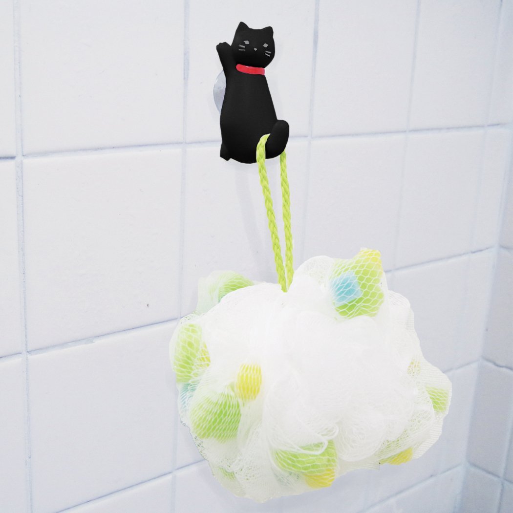 送料無料 クロネコ 猫 フック ブラック ハシートップイン CAT BATH HOOK HB-2913 /在庫あり/ ねこ 黒猫 おもちゃ 黒【おもちゃ どうぶつ 】