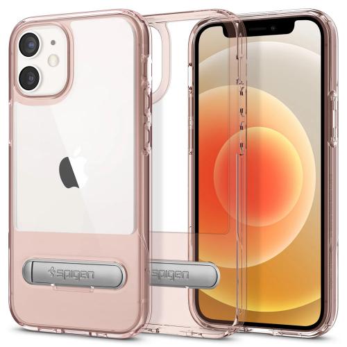 あす楽 アイフォン12ミニ iphone12 mini ケース spigen スリムアーマーエッセンシャルS ローズクリスタル Slim Armor Essential S Crystal clear ACS01554 /在庫あり/ カバー スマホケース 5.4inch 送料無料