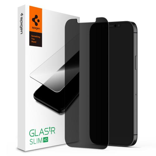 あす楽 アイフォン12プロマックス iPhone12 Pro Max ガラスフィルム 覗き見防止 【1枚入】 6.7inch spigen Glas.tR Privacy HD AGL01469 /在庫あり/ シュピゲン【スマートフォンアクセサリー スマートフォンケース スマホケース 】指紋