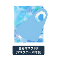 色彩マスク マスクケース付き ブルー ティートリー マスク マスクケース 血色マスク マスク 洗える スポーツマスク カラーマスク ウレタンマスク 布マスク 立体マスク 接触冷感 抗菌 花粉 通気性 UVカット マスク