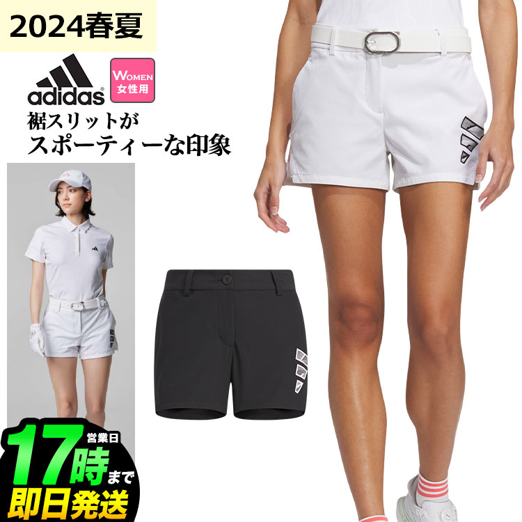 2024年 春 夏 モデル adidas アディダス ゴルフウェア IKJ67 マイクロミニ ドライ ショーツ [吸汗速乾 ストレッチ＊スポーティーな丈感短め] （レディース）