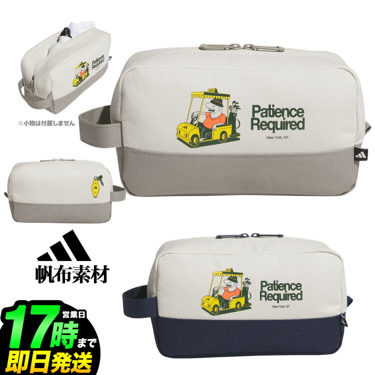 2025年 adidas アディダス ゴルフ L4473 CHIP NYC ポーチ [帆布素材]