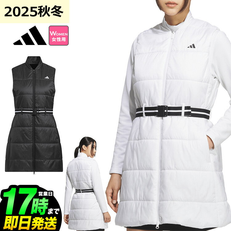 2025年 秋 冬 モデル adidas アディダス ゴルフウェア JWK17 WIND .RDY フルジップ ロング ベスト[撥水..