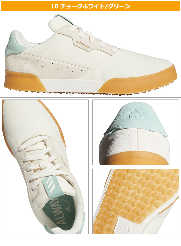 2021年モデル adidas アディダス ゴルフシューズ KZI11 アディクロス レトロ ゴルフシューズ [スパイクレス] （メンズ）