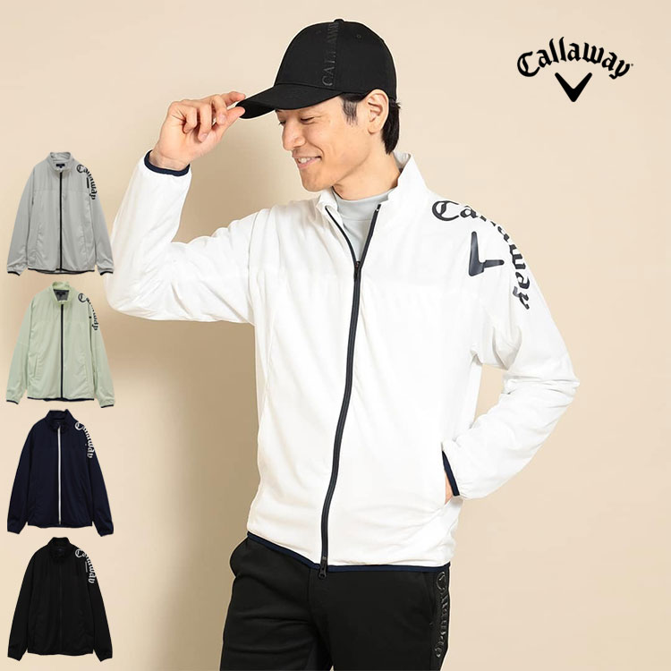 キャロウェイゴルフ 【30%OFF・SALE・セール】秋 冬 Callaway GOLF キャロウェイ ゴルフウェア C23215100 スター ストレッチ ブルゾン [高ストレッチ、撥水性、防風性、透湿性 収納袋付き] (メンズ)