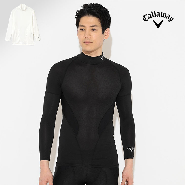 【本日抽選で最大100%ポイントバック！要エントリー】Callaway GOLF キャロウェイ ゴルフウェア C22935100 コンプレッション ハイネックインナーシャツ [人間工学に基づいた設計された、ゴルフトレーニング専用コンプレッションウェア] (メンズ)【U10】 その1