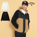 【30%OFF・SALE・セール】2024年 秋 冬 Callaway GOLF キャロウェイ ゴルフウェア C24217111 シェルパフリース&キルトジャカ...