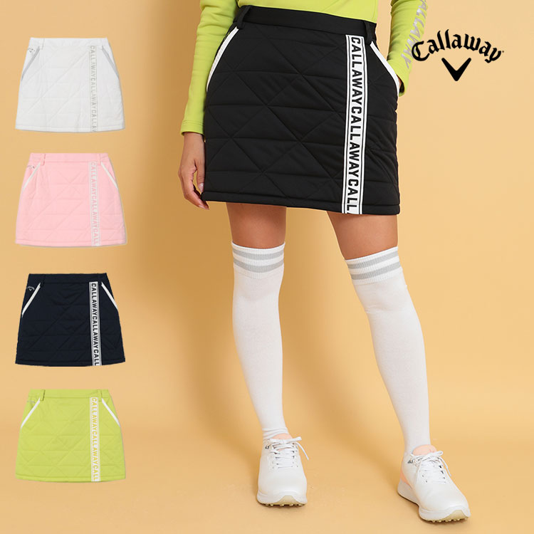 【40%OFF?SALE?セール】秋 冬 Callaway GOLF キャロウェイ ゴルフウェア C24228209 スターストレッチ 中綿 スカート[エニタイムスウェット]（レディース）