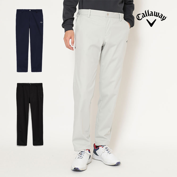 乐天商城 - 【30%OFF・SALE・セール】2025年 秋 冬 Callaway GOLF キャロウェイ ゴルフウェア C25226113 8WAY ストレッチ 防風 ボンディング パンツ [全方向に伸びる素材 防風性、股下76cm]（メンズ）