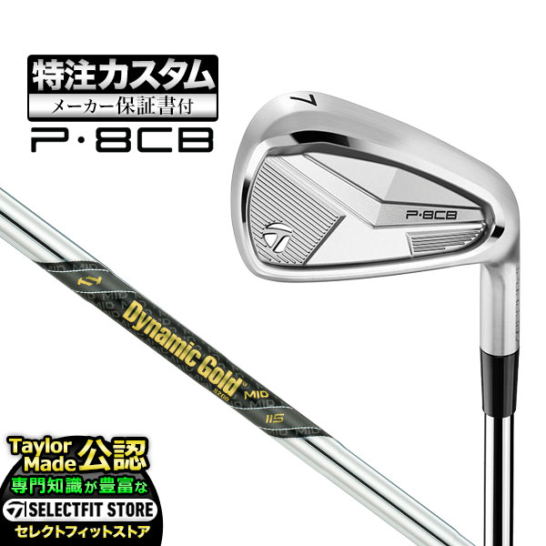 乐天商城 - 【メーカーカスタム】テーラーメイド 2025年モデル P8CB アイアン 単品 DynamicGold MID 115 ダイナミックゴールド ミッド スチール