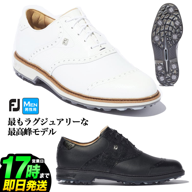 【日本正規品】Foot Joy Golf フットジョイ ゴルフシューズ MENS ドライジョイズ プレミア ウィルコックス （メンズ）【ウィズ：W】