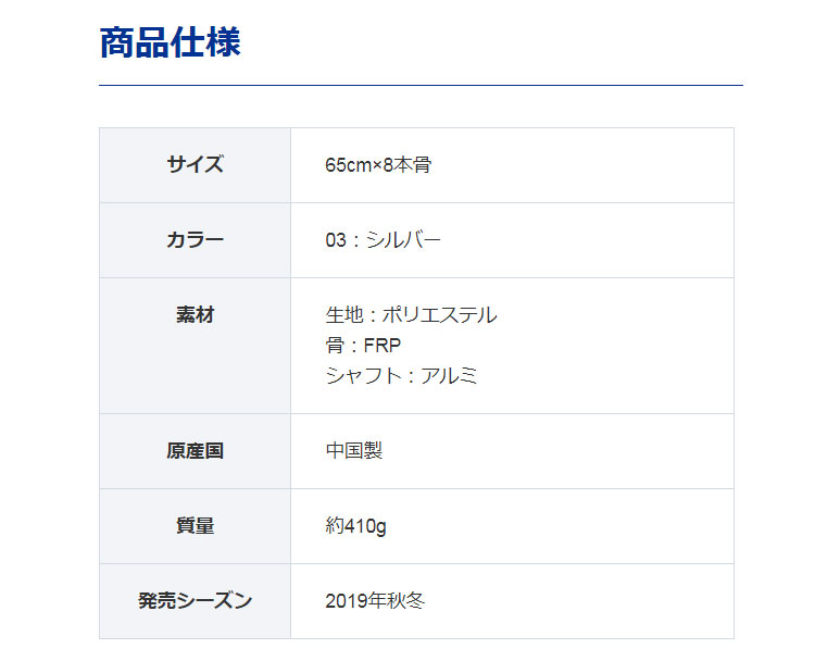 MIZUNO ミズノ ゴルフ 5LJY192300 晴雨兼用 銀パラソル アンブレラ 銀傘