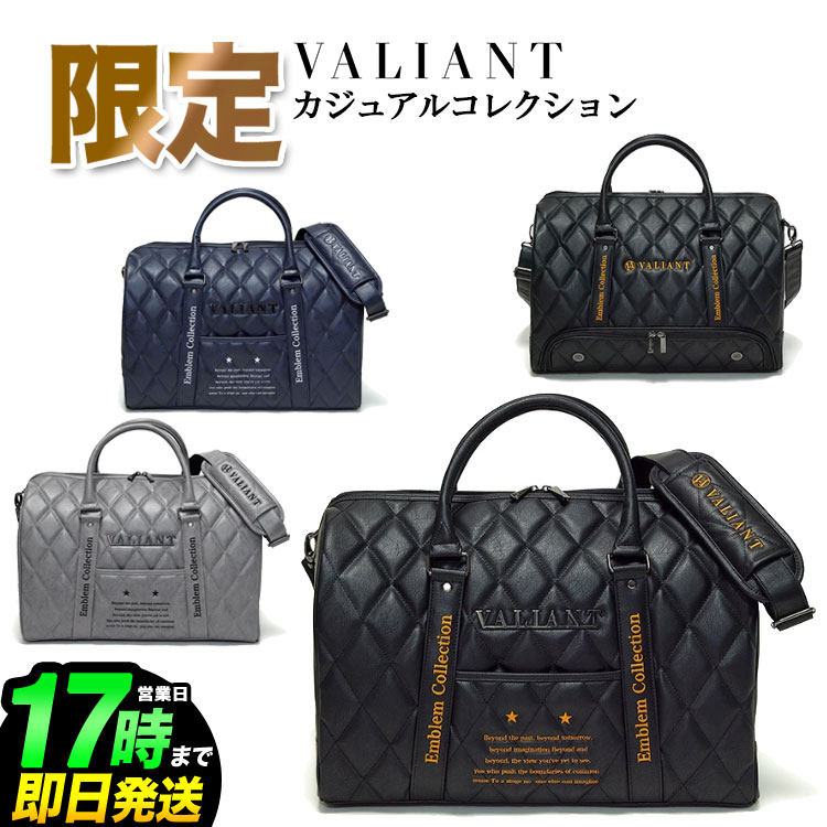 乐天商城 - 【数量限定】2026年モデル VALIANT バリアント ゴルフ エンブレムコレクション VAE-005BB ボストンバッグ 幅48 × 高さ32 × 奥行26 単位（cm）2way仕様