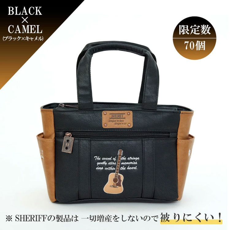 F-NET GOLFの【数量限定】2026年モデル SHERIFF シェリフ ゴルフ ミュージックシリーズ SMU-005RP ラウンドバッグ 幅34 × 高さ20 × 奥行12 単位（cm）｜アングル3