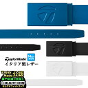 テーラーメイド ゴルフ TaylorMade TJ049 M レザー ベルト (メンズ)
