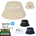 2025年 モデル TaylorMade テーラーメイド ゴルフ UN559 M ラインドバケットハット (メンズ)
