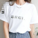 【在庫限り499円!】ミラープリントTシャツ トップス Tシャツ 半袖 レディース カットソー ロゴTシャツ コットン 綿100% プルオーバー 春夏 ゆったり...