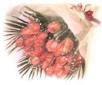 【送料無料】ピンクのバラの花束　H030p