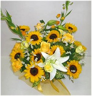 乐天商城 - 【送料無料】ひまわり　アレンジ【アドバンス】