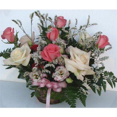 人気急上昇！カラフル　ローズ！　アレンジメント