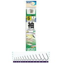 オーナー(OWNER) 糸付 袖 針6号-ハリス1号 茶 【ネコポス 対象商品】