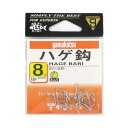 【即納】がまかつ ハゲ鈎 8号 白 【ネコポス 対象商品】