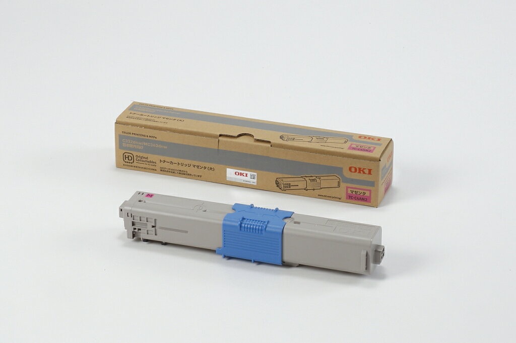 Rakuten - OKI トナーカートリッジ(大) マゼンタ (MC363dnw/C332dnw) TC-C4AM2 時間指定不可