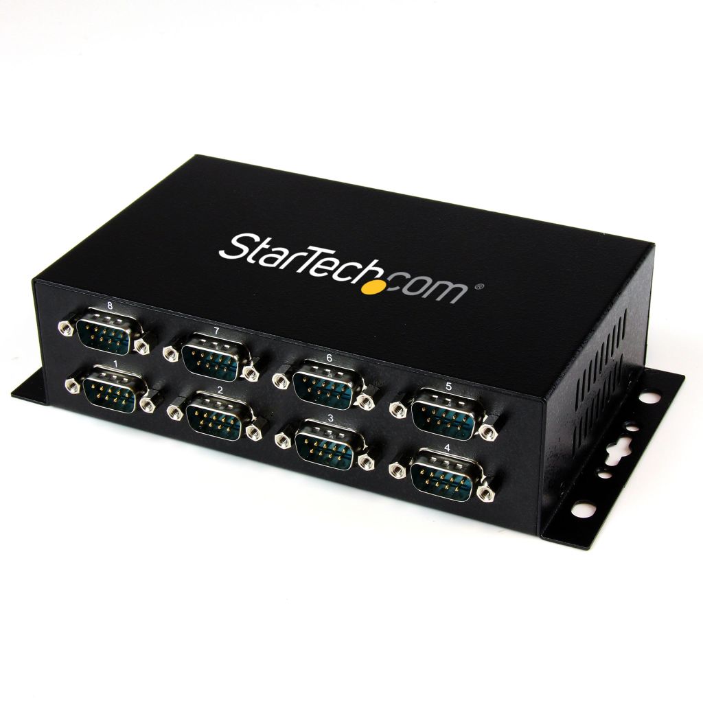 Rakuten - StarTech.com 8ポート USB-RS232C変換ハブ USB2.0-シリアル (x 8) コンバータ/ 変換アダプタ USB B (メス)-D-Sub (オス) 業務用DINレール/ 壁掛け取付け可能 ICUSB2328I