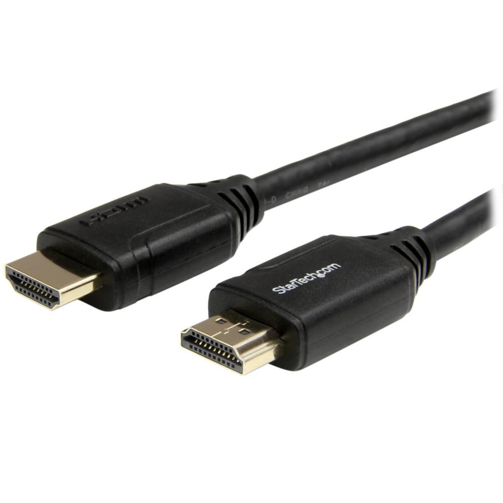 StarTech.com プレミアムハイスピード HDMIケーブル 2m/HDMI[オス]-HDMI[オス]/4K60Hz対応/イーサネット対応 HDMM2MP