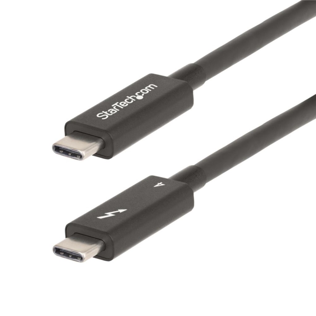 Rakuten - StarTech.com Thunderbolt 4ケーブル/2m/8K60Hz/40Gbps/100W PD/Intel認証品/USB4 USB Type-C USB 3.2 Thunderbolt 3互換/ブラック/サンダーボルト 高速データ転送 映像出力 A40G2MB-TB4-CABLE