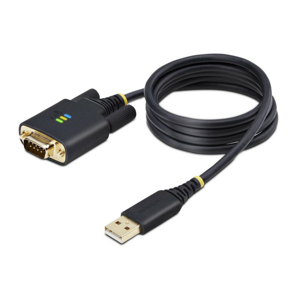 StarTech.com USB-RS232C���ꥢ���Ѵ������֥�/���ȥ졼��/USB 2.0��³/1m/1�ݡ��� D-Sub 9 �ԥ�/����-����/FTDI FT232R/COM�ֹ��ݻ���ǽ/��æ���ͤ� �ʥå���°/ESD�ݸ�/�Ƽ�OS�б�/DB9���ꥢ�륳��С����� 1P3FFCB-USB-SERIAL