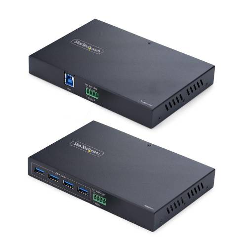 StarTech.com USB 3.0エクステンダー/4ポート/5Gbps/最大100m/Cat6a/Cat7/Cat8(カテゴリ6a/7/8)LANケーブル対応/Type-A延長器 C10043-USB-EXTENDER 時間指定不可