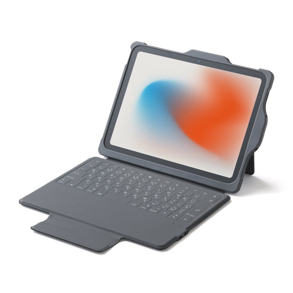 Rakuten - プリンストン GIGAスクール向け iPad第10世代用キーボードケース PTA-IPD10KC-GY/1Y