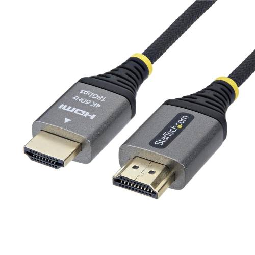 StarTech.com HDMI 2.0ケーブル/フレキシブル/50cm/4K60Hz 1440p 144Hz/18Gbps/Pre...
