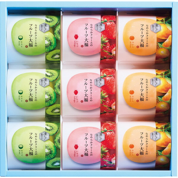 商品説明●いちご・みかん・キウイ各99g×各3(計9)ITEM INFORMATIONJAN4902151228097アレルギー表示特定原材料乳特定原材料に準ずるもの大豆