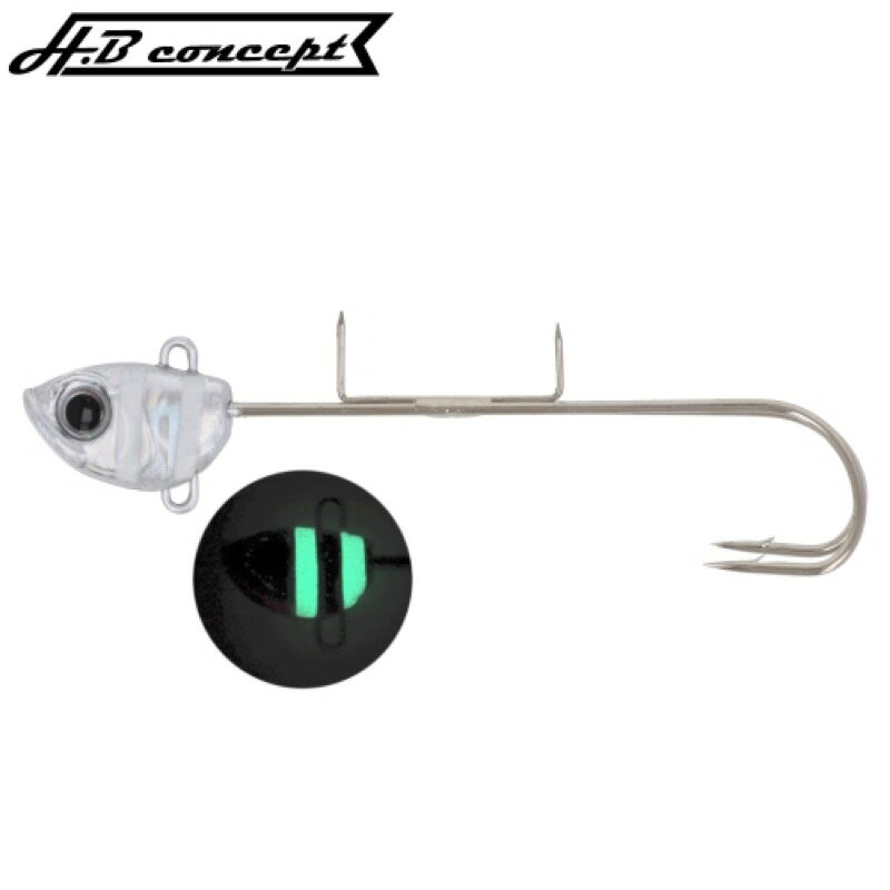 タカミヤ(TAKAMIYA) 船タチウオテンヤ ライト ダブルフック 15号 ゼブラグロー 【ネコポス 対象商品】