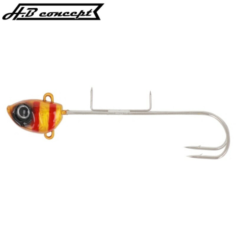 タカミヤ(TAKAMIYA) 船タチウオテンヤ ライト ダブルフック 15号 ゼブラアカキン 【ネコポス 対象商品】