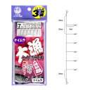 タカミヤ(TAKAMIYA) 大漁ケイムラサビキ 3枚組 針7号-ハリス2号 【ネコポス 対象商品】
