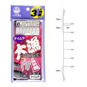 タカミヤ(TAKAMIYA) 大漁ケイムラサビキ 3枚組 針6号-ハリス1.5号 【ネコポス 対象商品】