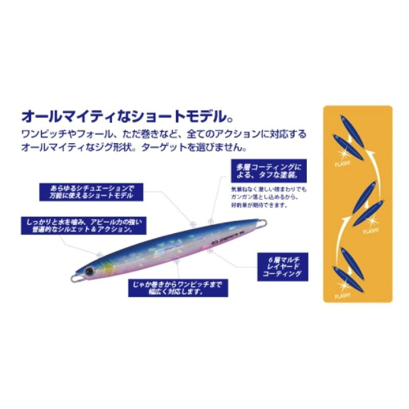 ジグパラ バーチカル ショート 250g レッドゴールド の商品画像2枚目