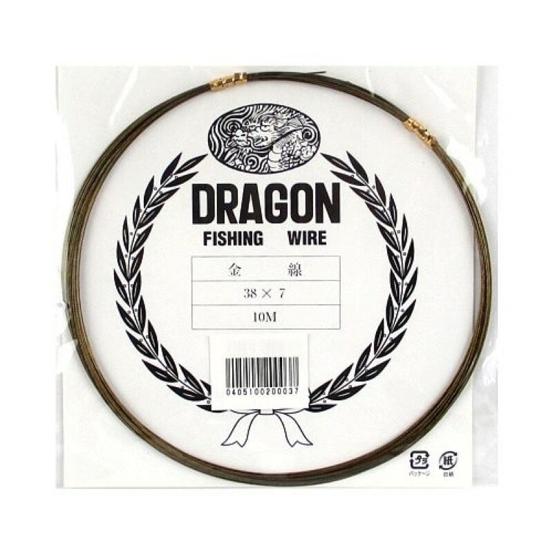 乐天商城 - ドラゴンワイヤー 10m 38×7 金線 【ネコポス 対象商品】