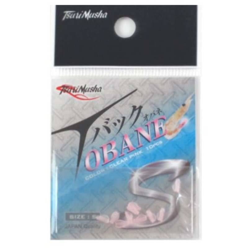 釣武者 Tバック OBANE S クリアピンク 【ネコポス 対象商品】