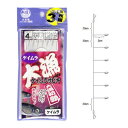 タカミヤ(TAKAMIYA) 大漁ケイムラサビキ 3枚組 針4号-ハリス0.8号 【ネコポス 対象商品】