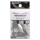ジャクソン(Jackson) メタルエフェクト ブレード フックセット L シルバー 【ネコポス 対象商品】