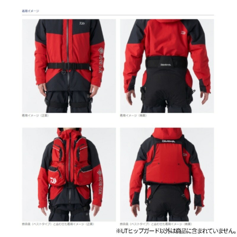 F-Parkのダイワ(Daiwa) UTヒップガード ブラック フリー DA-1222｜アングル3